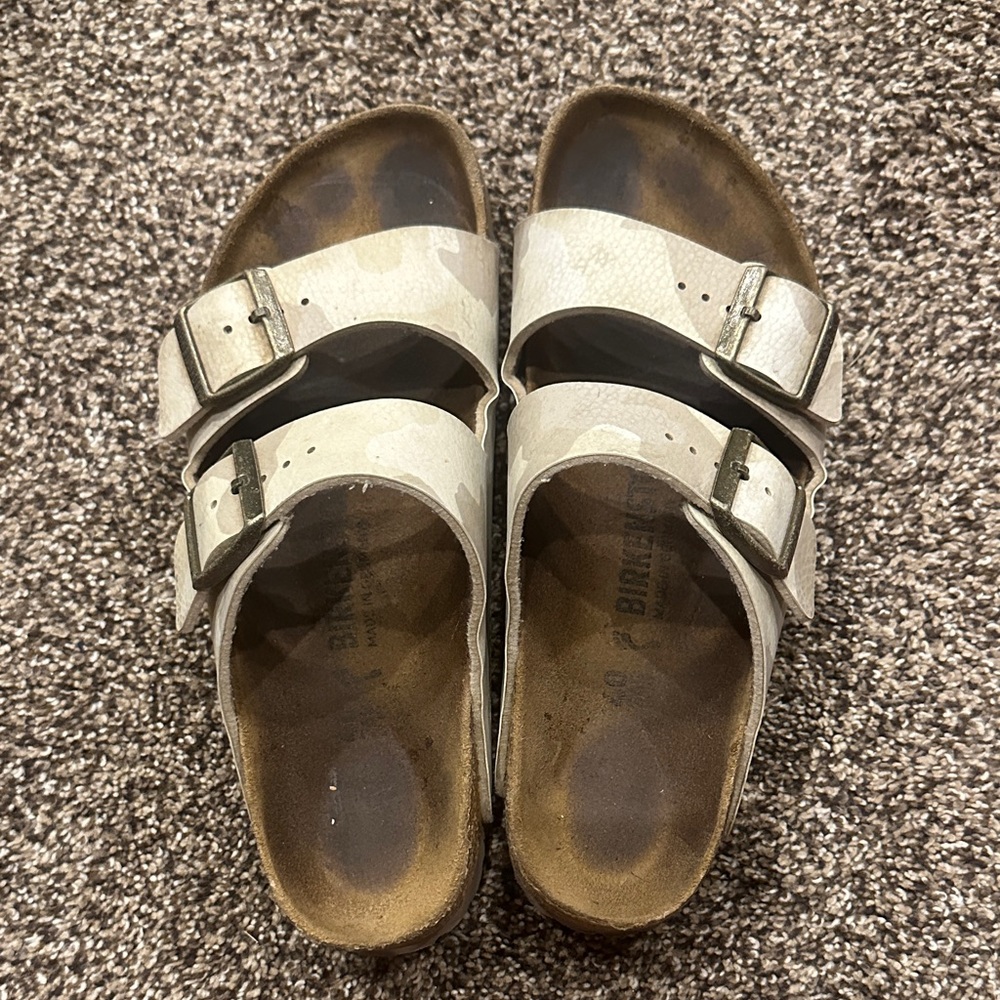 Birkenstock Light Tan Double Strap Sandals